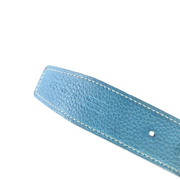 Hermes Quizz Reversible Belt Leather Medium 85 Black - Picture 3 of 3